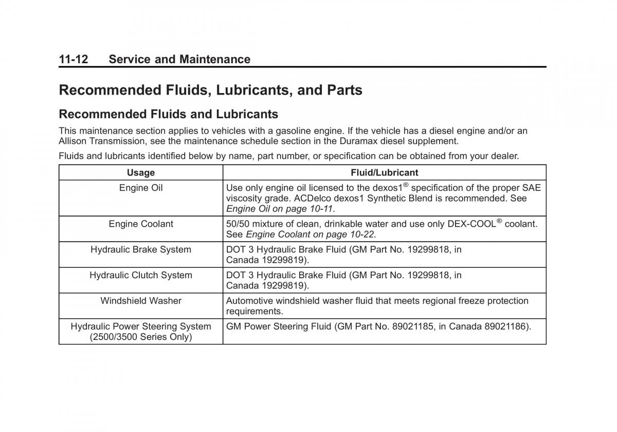 Chevrolet Silverado III 3 owners manual / page 499