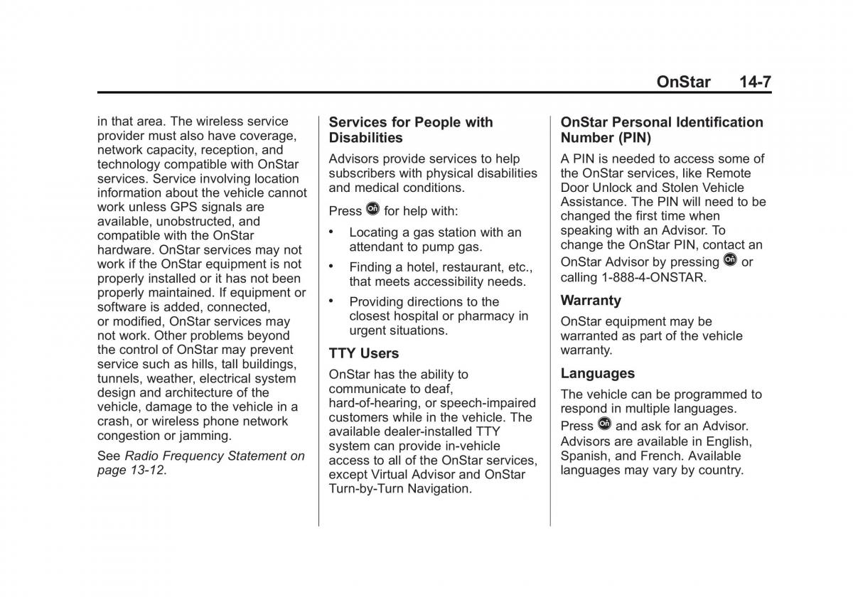 Chevrolet Silverado III 3 owners manual / page 534