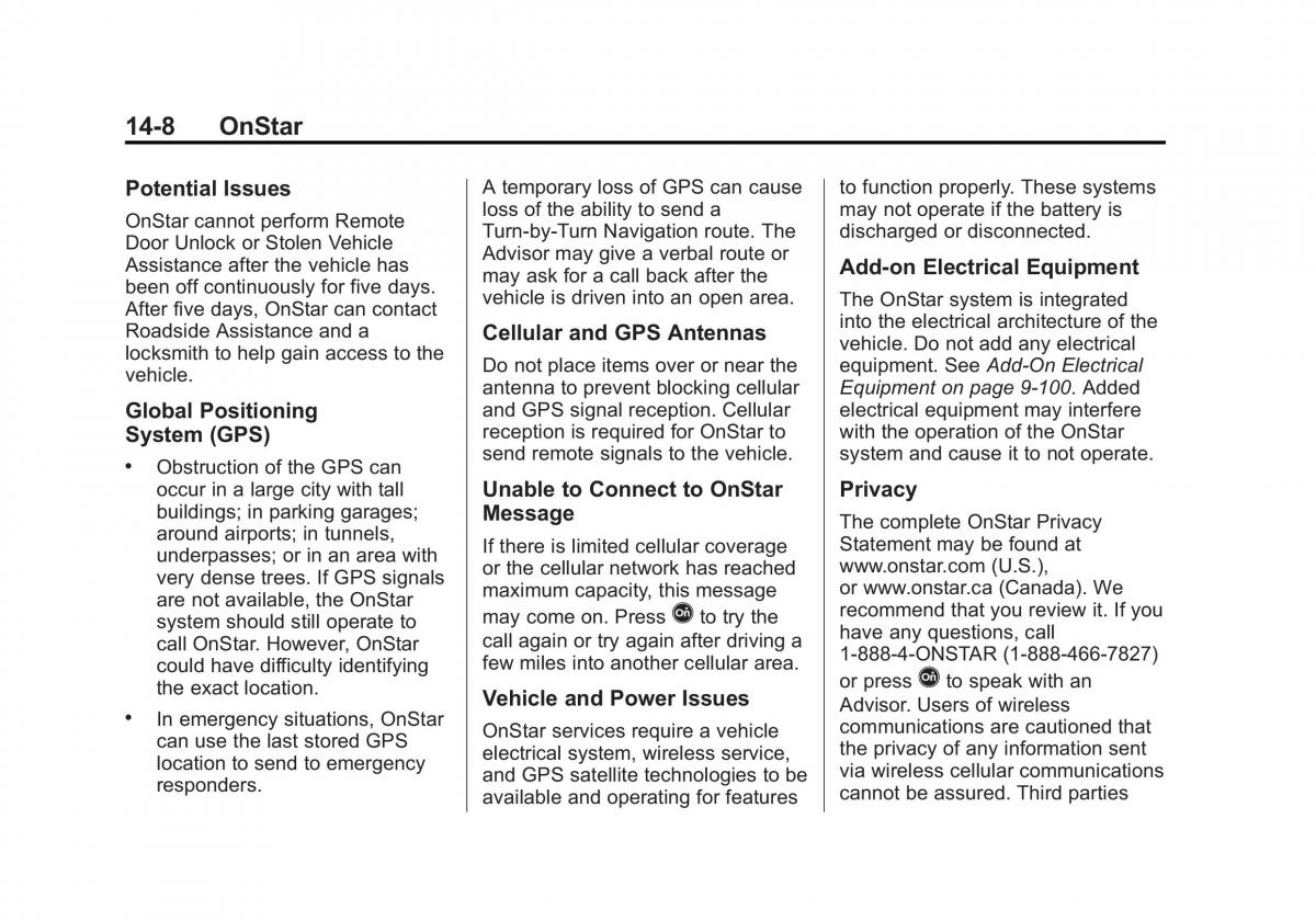 Chevrolet Silverado III 3 owners manual / page 535