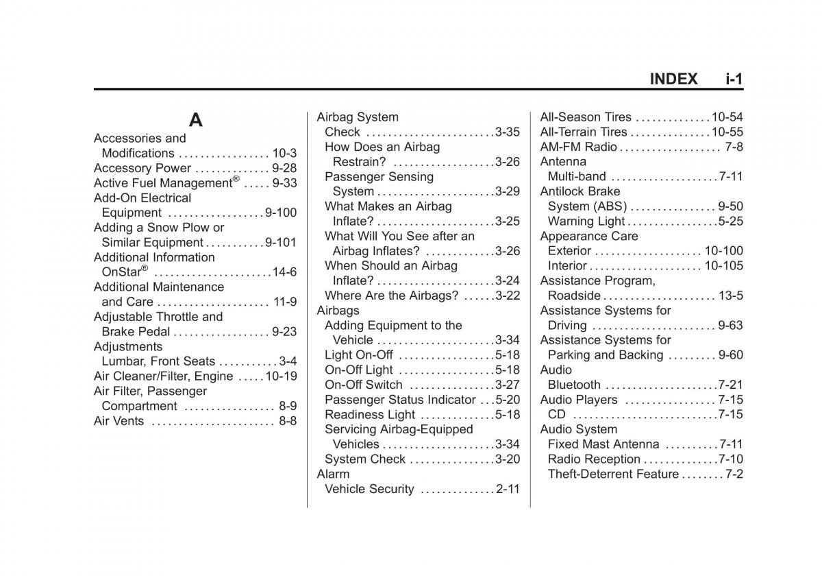 Chevrolet Silverado III 3 owners manual / page 538