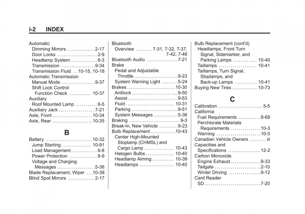 Chevrolet Silverado III 3 owners manual / page 539