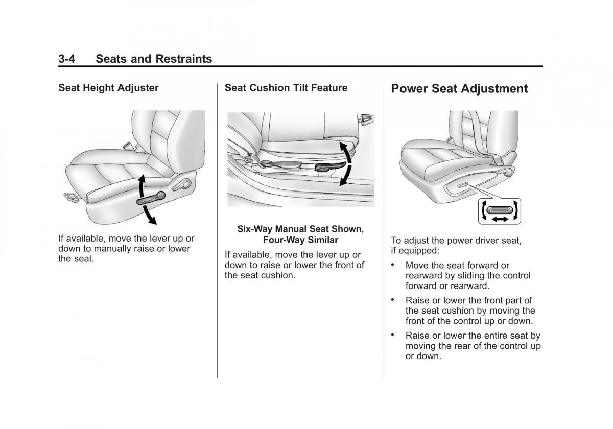 Chevrolet Cruze owners manuals / page 56