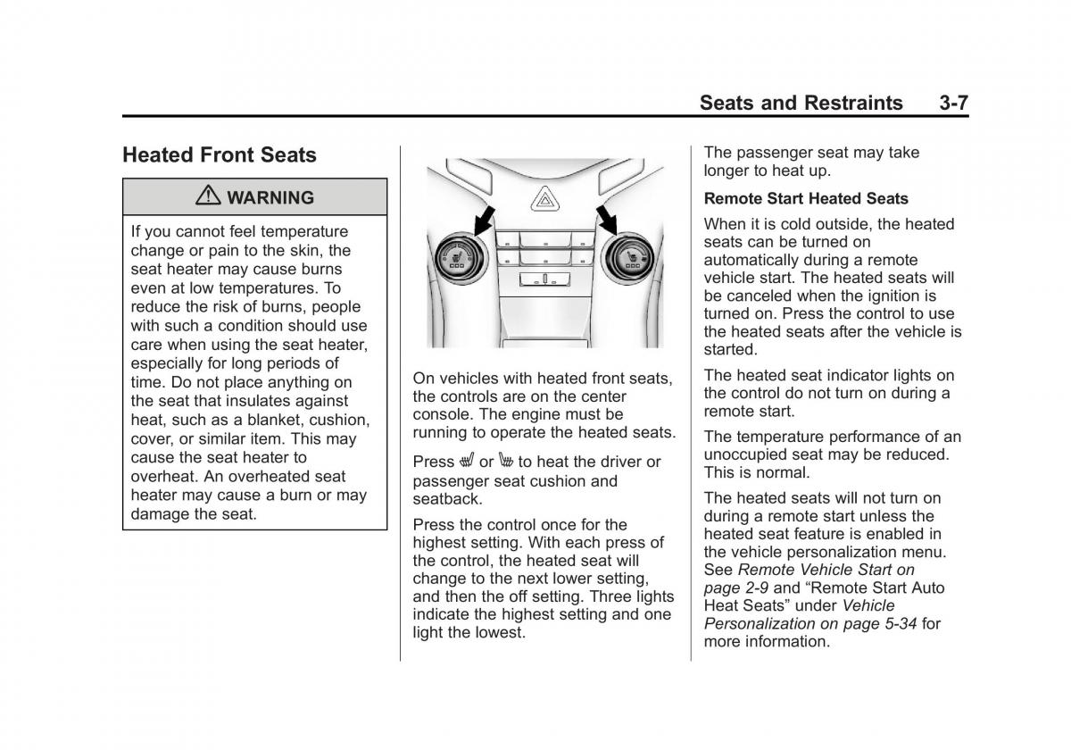 Chevrolet Cruze owners manuals / page 59