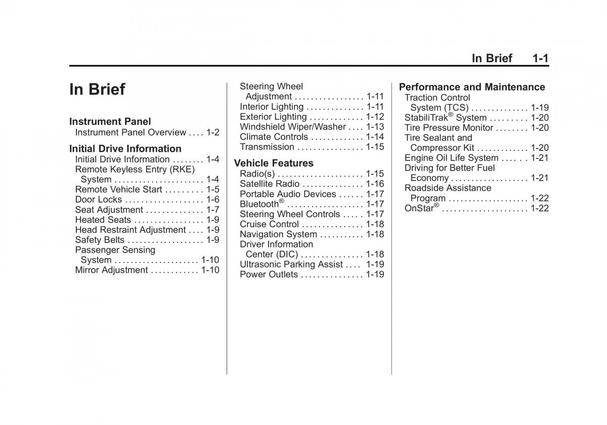 Chevrolet Cruze owners manuals / page 7