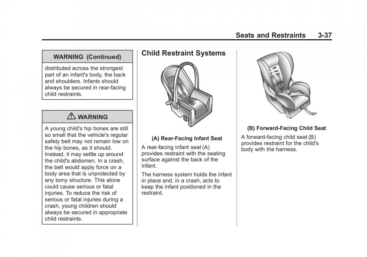 Chevrolet Cruze owners manuals / page 89