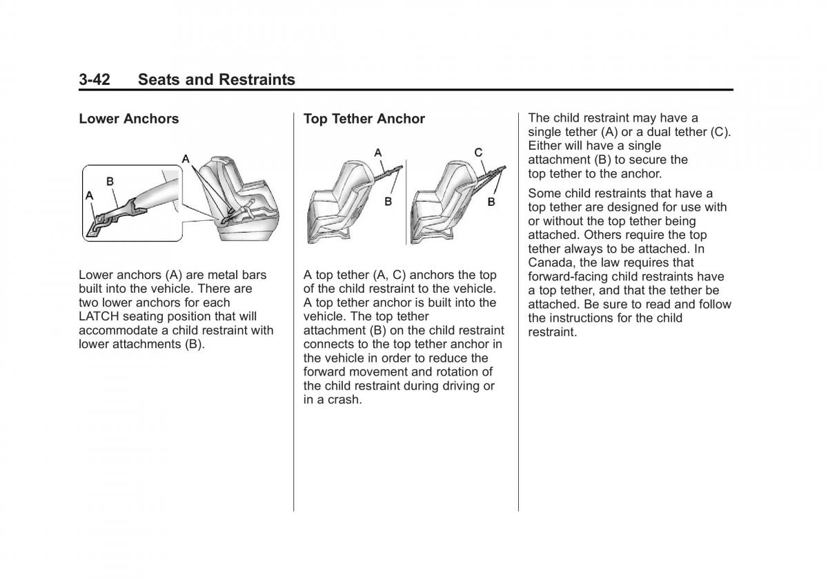 Chevrolet Cruze owners manuals / page 94