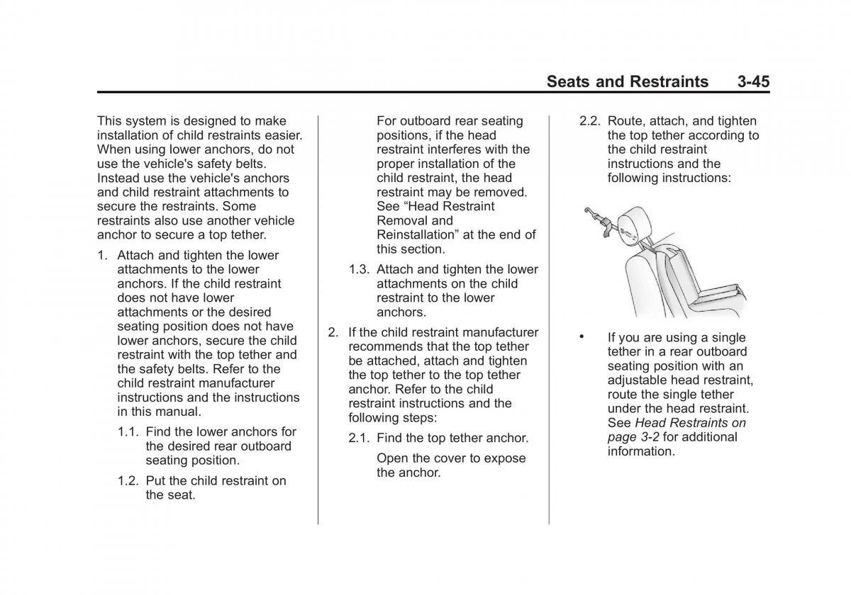 Chevrolet Cruze owners manuals / page 97