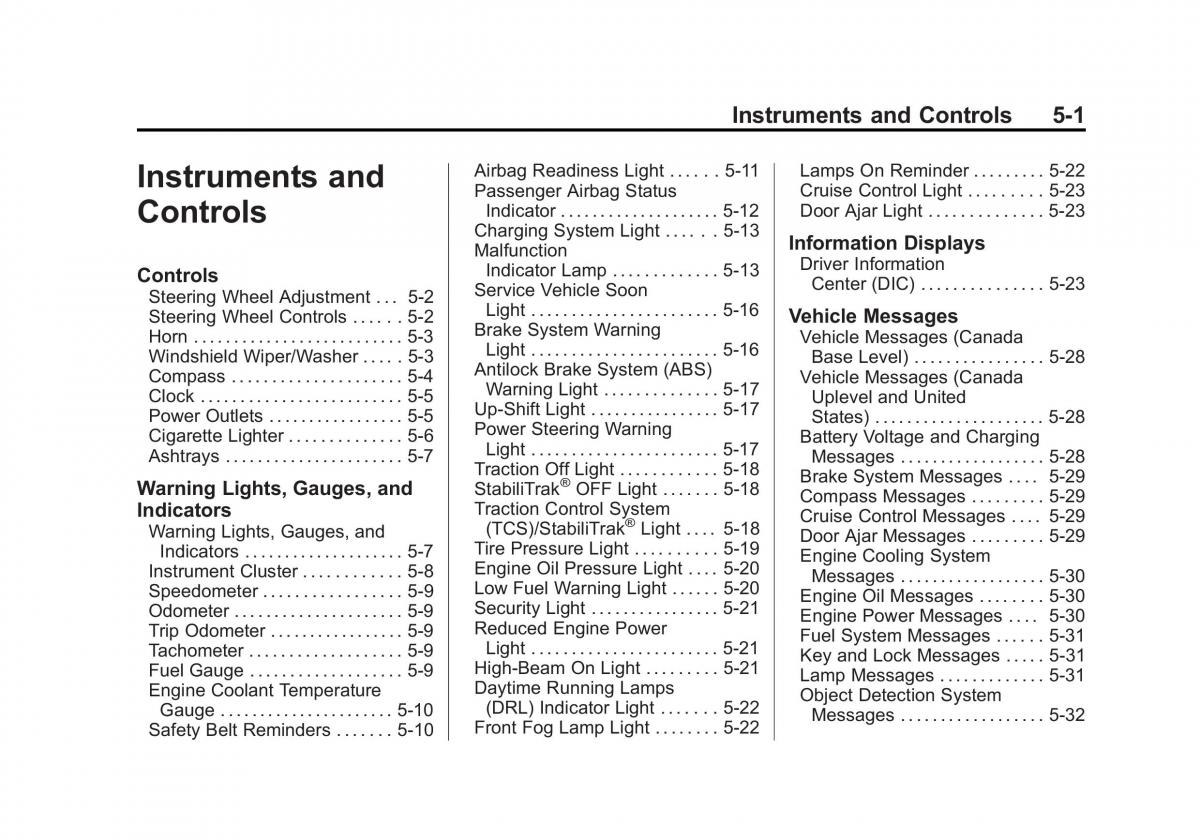 Chevrolet Cruze owners manuals / page 109