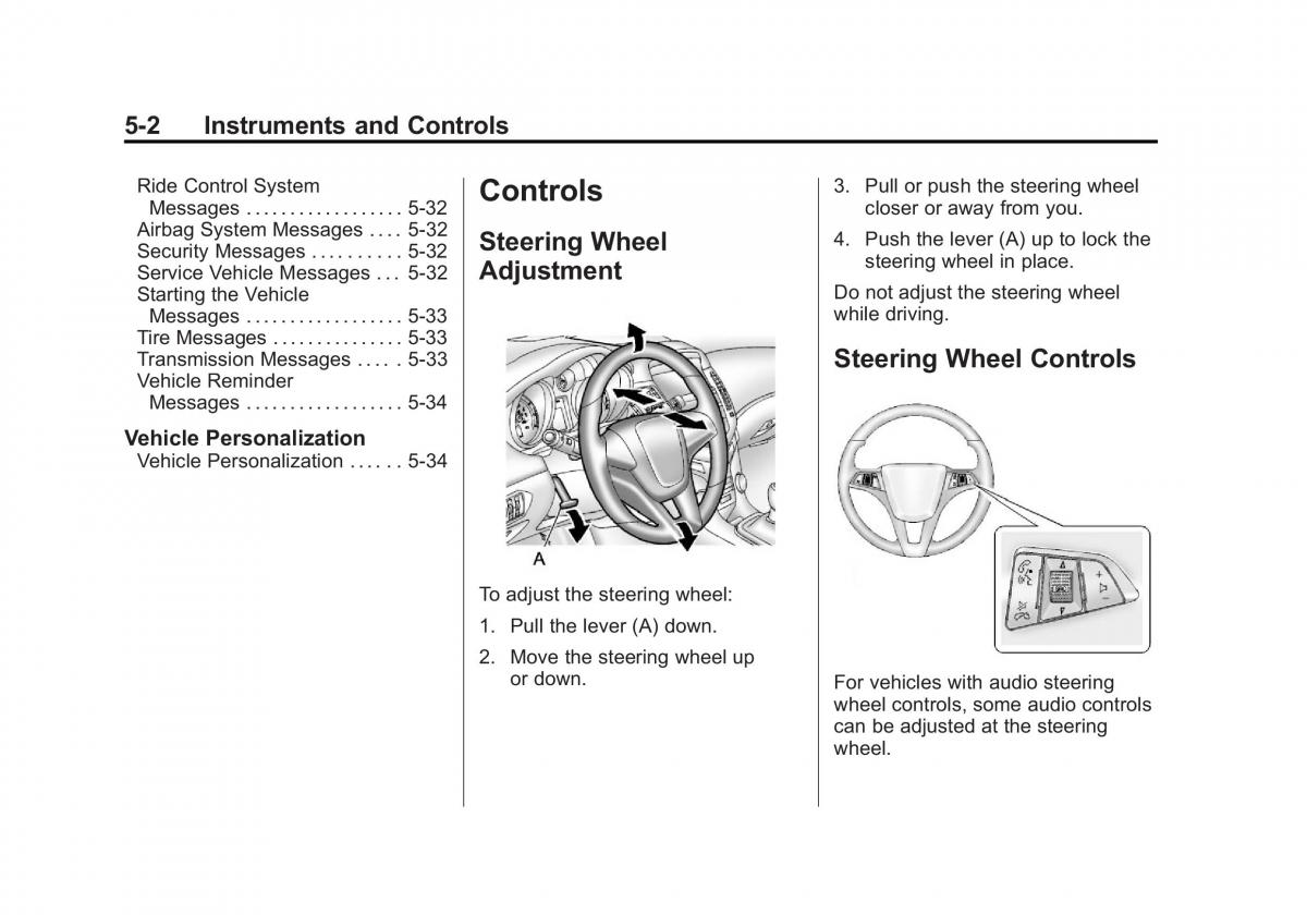 Chevrolet Cruze owners manuals / page 110