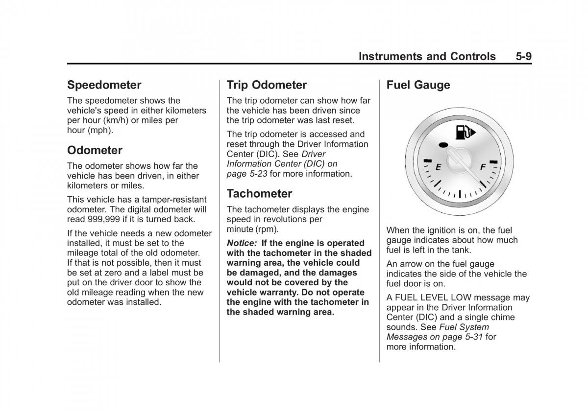 Chevrolet Cruze owners manuals / page 117