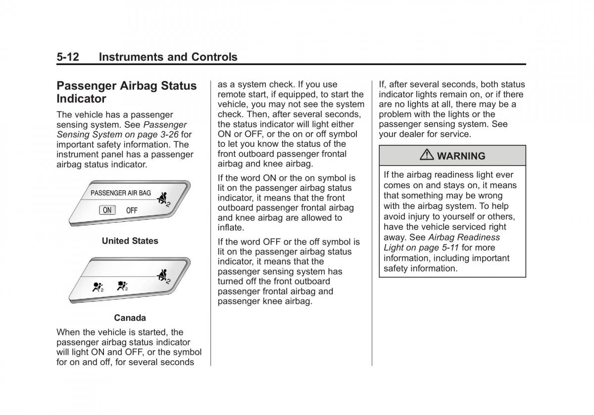 Chevrolet Cruze owners manuals / page 120