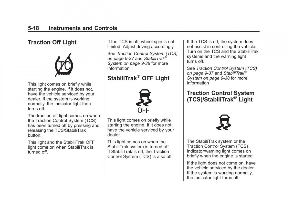 Chevrolet Cruze owners manuals / page 126