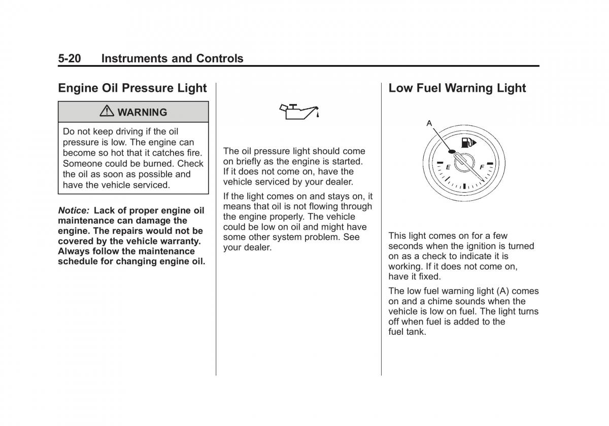 Chevrolet Cruze owners manuals / page 128