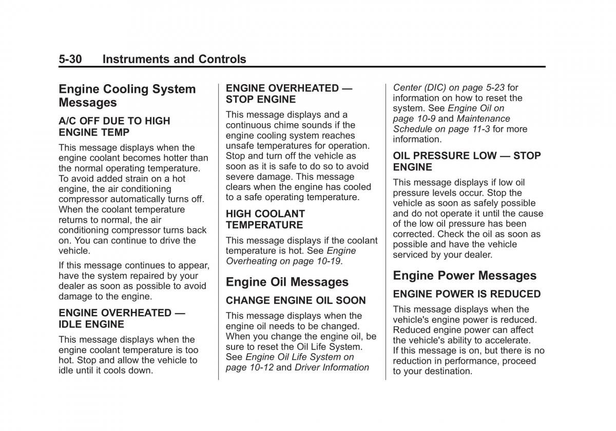 Chevrolet Cruze owners manuals / page 138