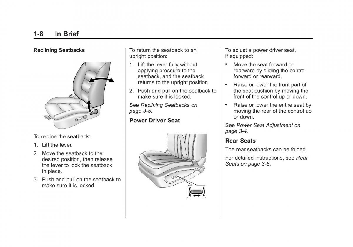 Chevrolet Cruze owners manuals / page 14