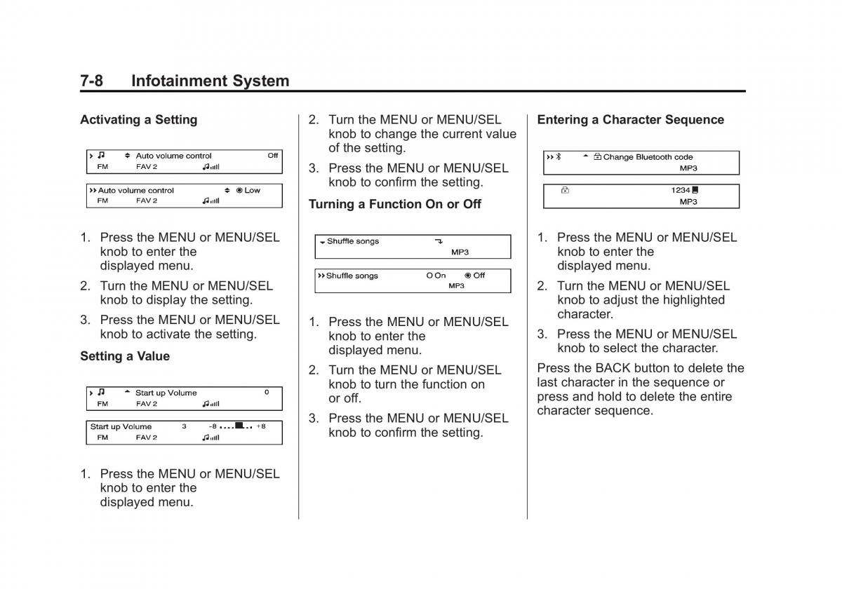 Chevrolet Cruze owners manuals / page 160