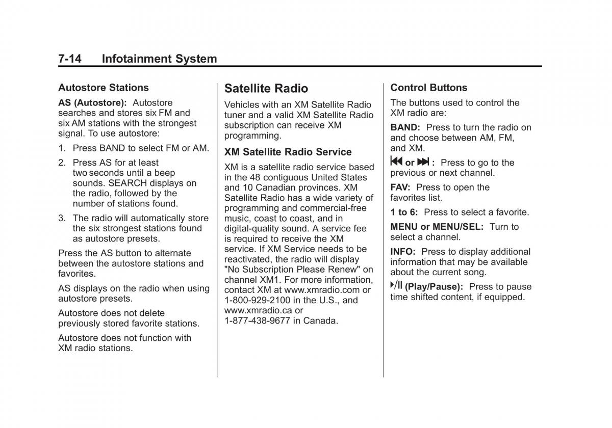 Chevrolet Cruze owners manuals / page 166