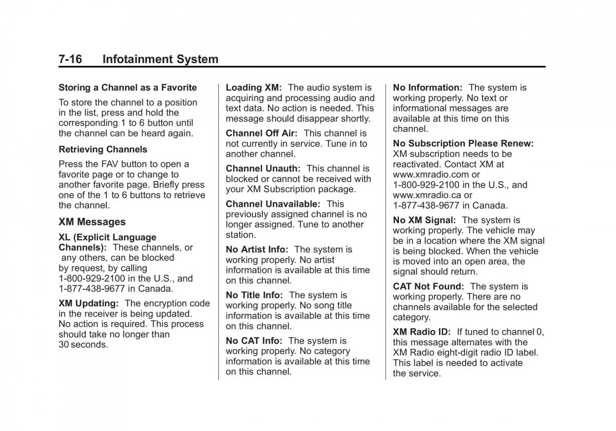 Chevrolet Cruze owners manuals / page 168