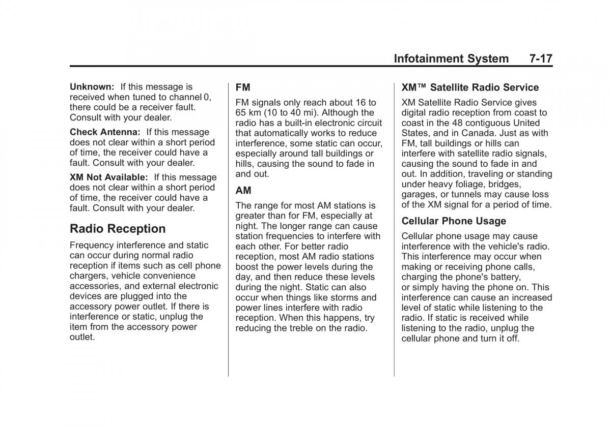 Chevrolet Cruze owners manuals / page 169