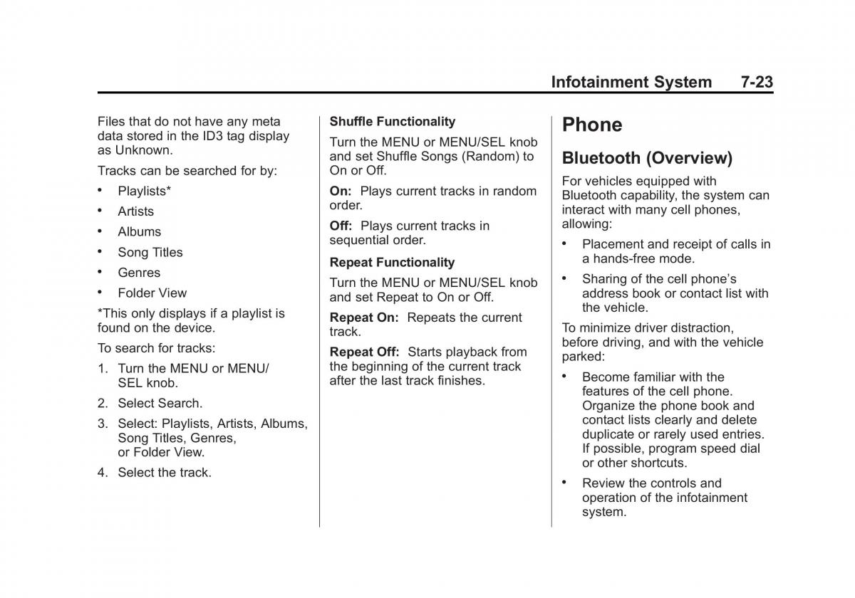 Chevrolet Cruze owners manuals / page 175