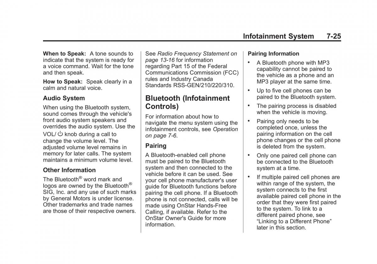 Chevrolet Cruze owners manuals / page 177