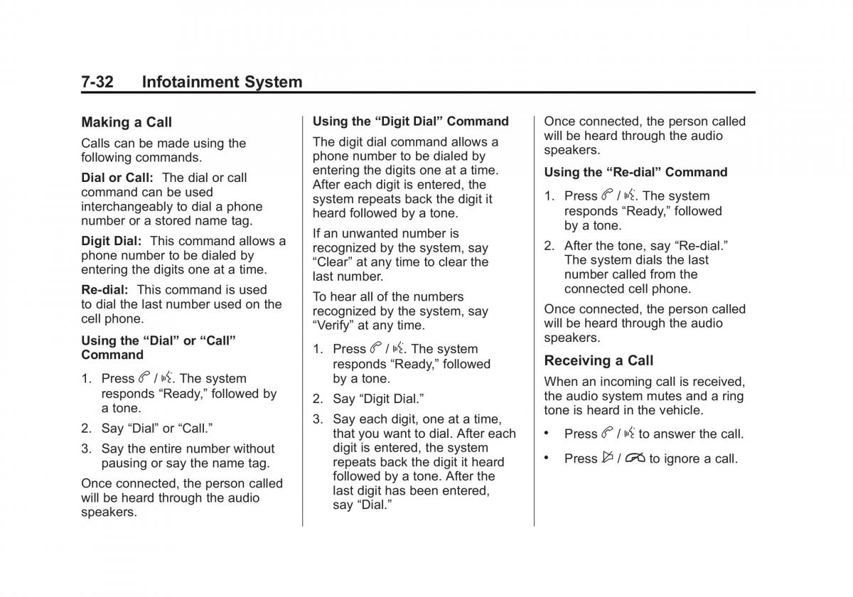 Chevrolet Cruze owners manuals / page 184