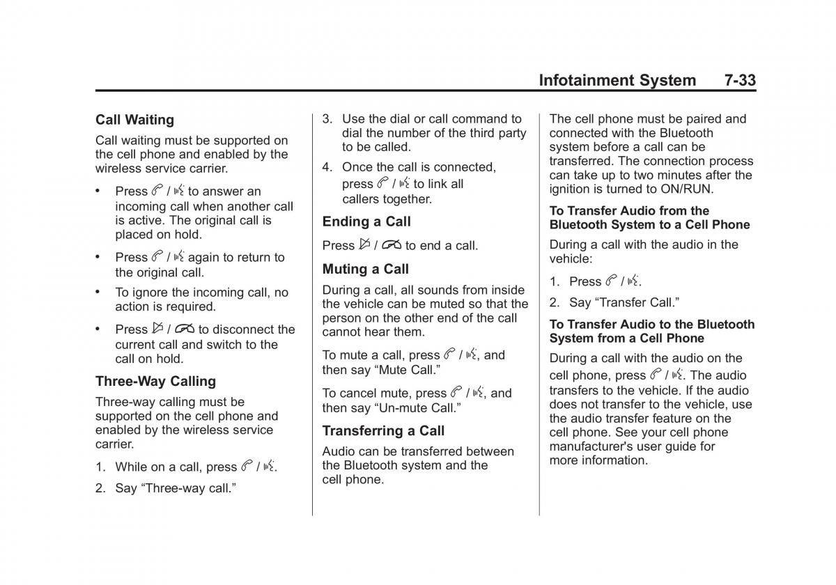 Chevrolet Cruze owners manuals / page 185