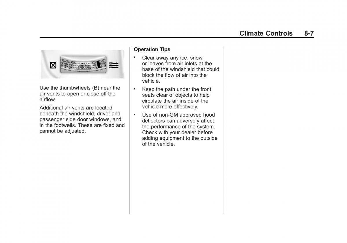 Chevrolet Cruze owners manuals / page 197