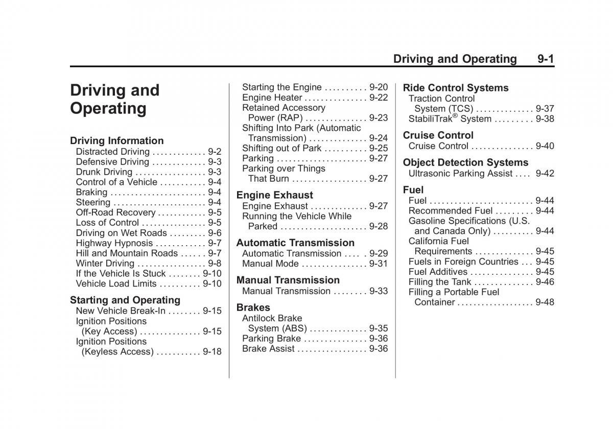 Chevrolet Cruze owners manuals / page 199