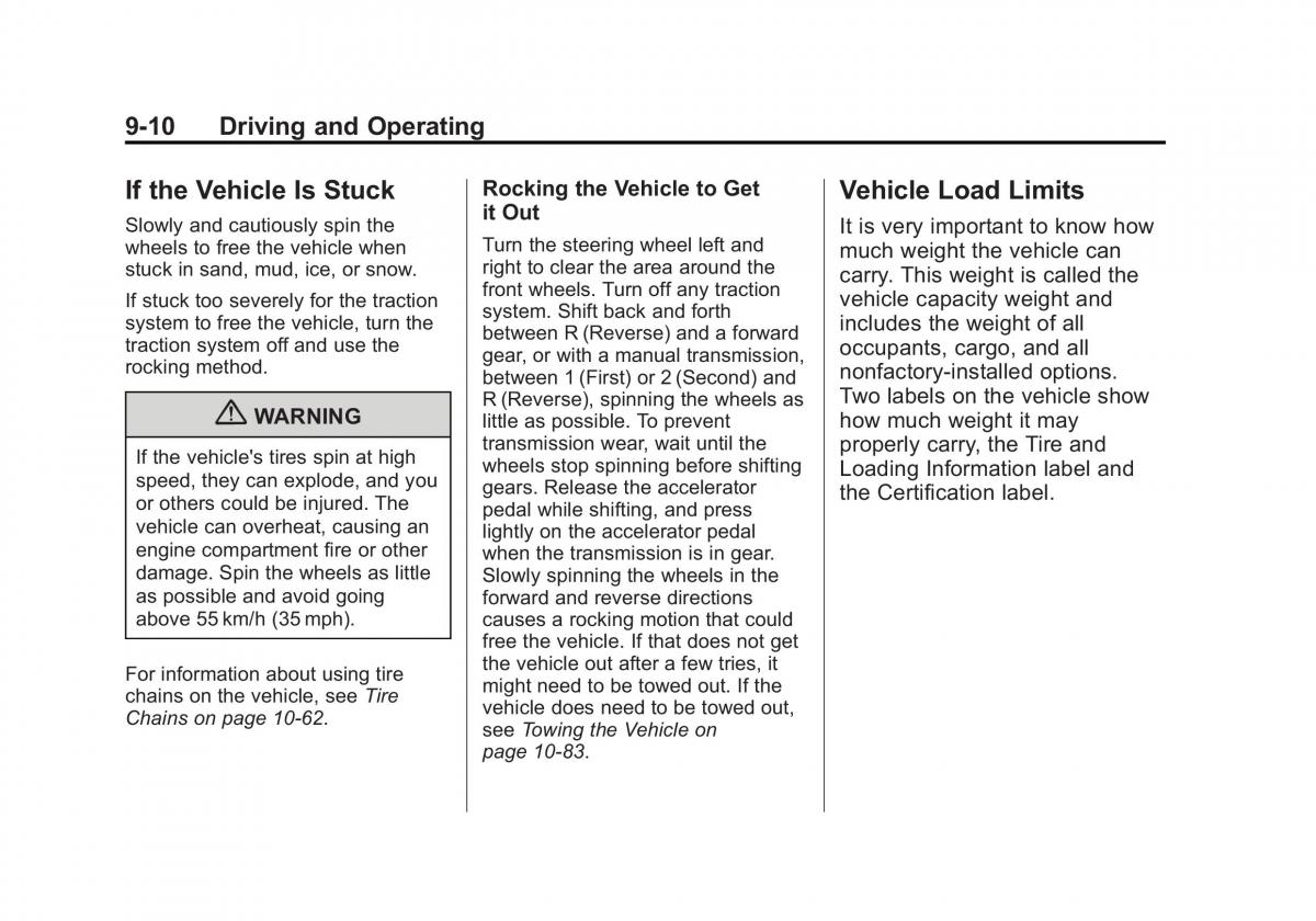 Chevrolet Cruze owners manuals / page 208