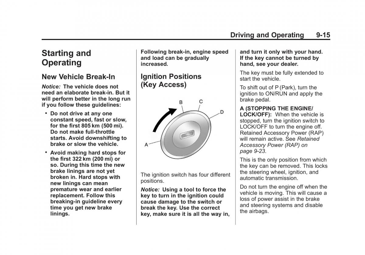 Chevrolet Cruze owners manuals / page 213