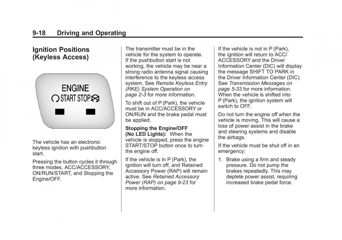 Chevrolet Cruze owners manuals / page 216