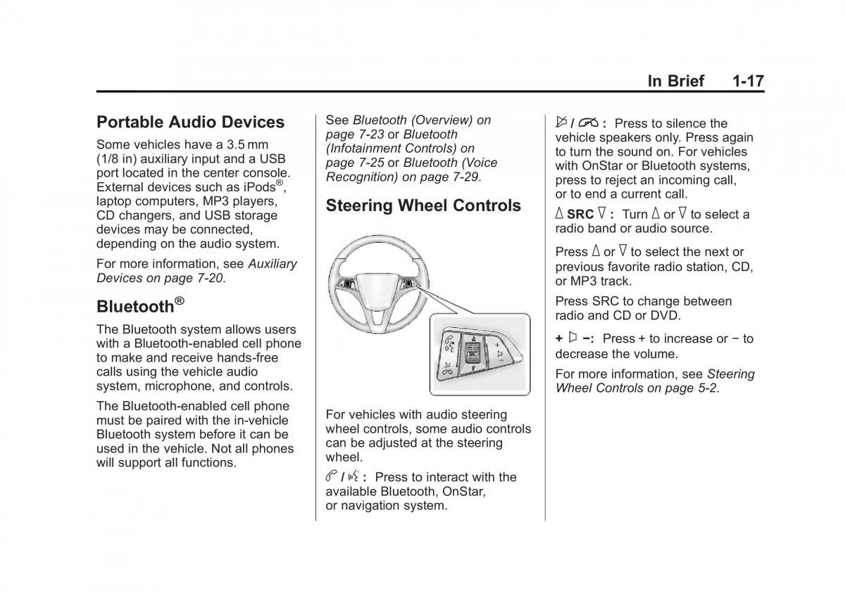 Chevrolet Cruze owners manuals / page 23