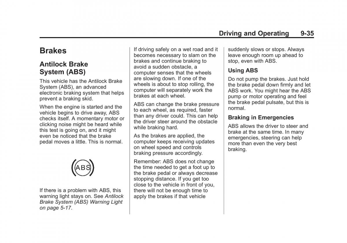 Chevrolet Cruze owners manuals / page 233