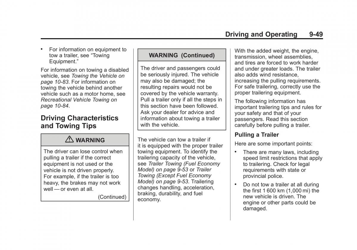 Chevrolet Cruze owners manuals / page 247