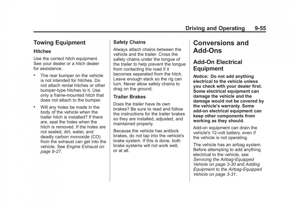 Chevrolet Cruze owners manuals / page 253