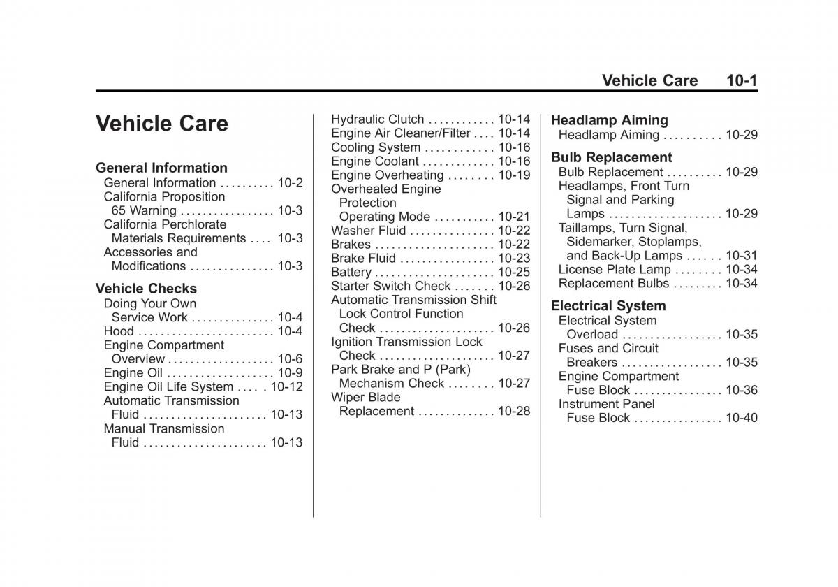 Chevrolet Cruze owners manuals / page 255