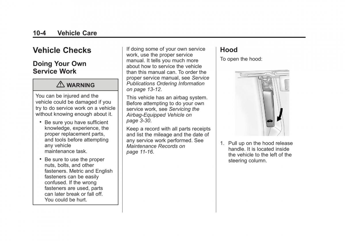 Chevrolet Cruze owners manuals / page 258