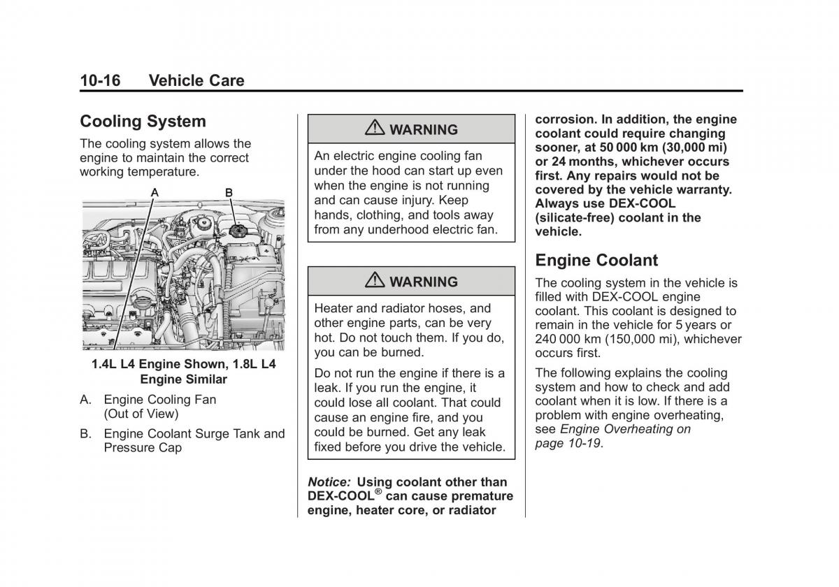 Chevrolet Cruze owners manuals / page 270