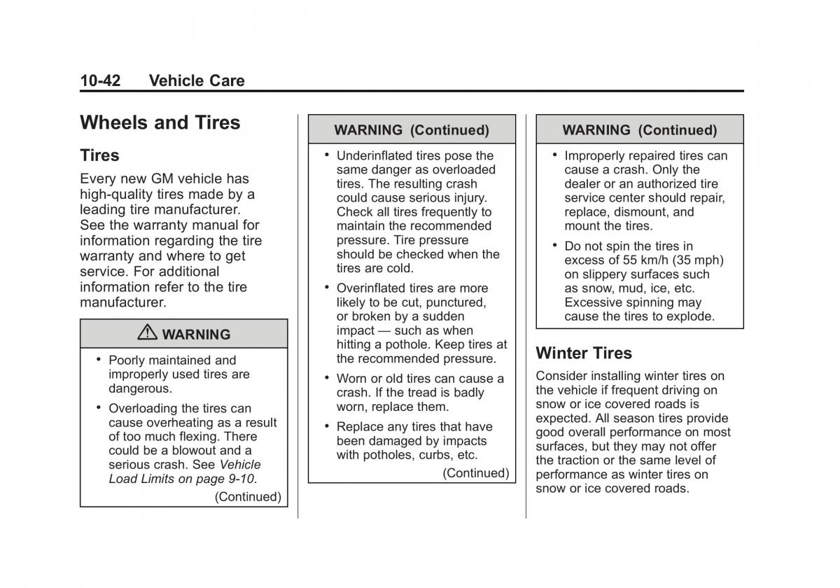 Chevrolet Cruze owners manuals / page 296