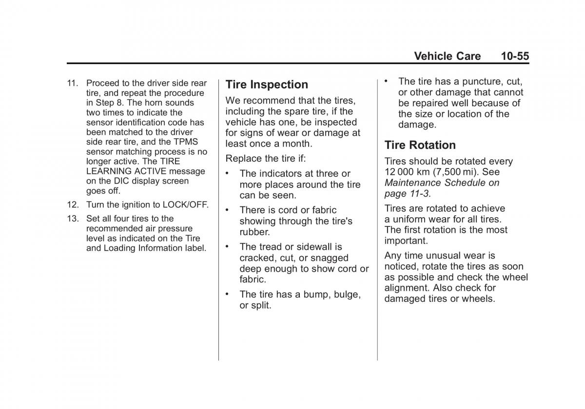 Chevrolet Cruze owners manuals / page 309