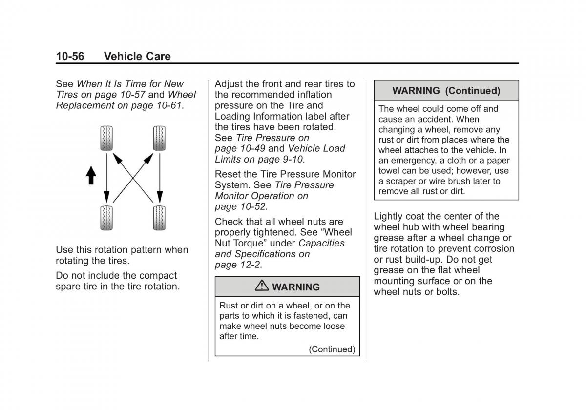 Chevrolet Cruze owners manuals / page 310