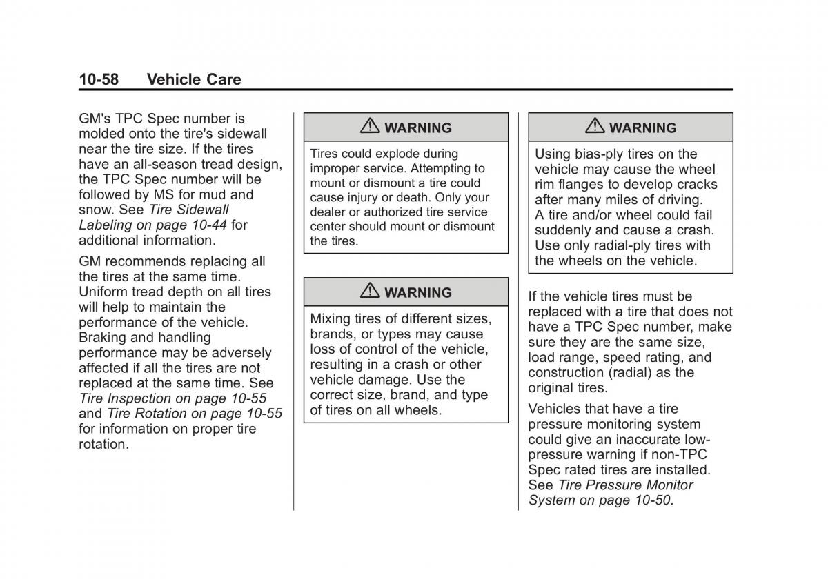 Chevrolet Cruze owners manuals / page 312