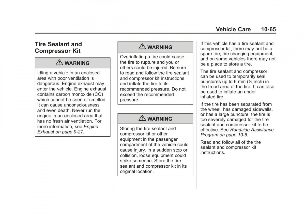 Chevrolet Cruze owners manuals / page 319