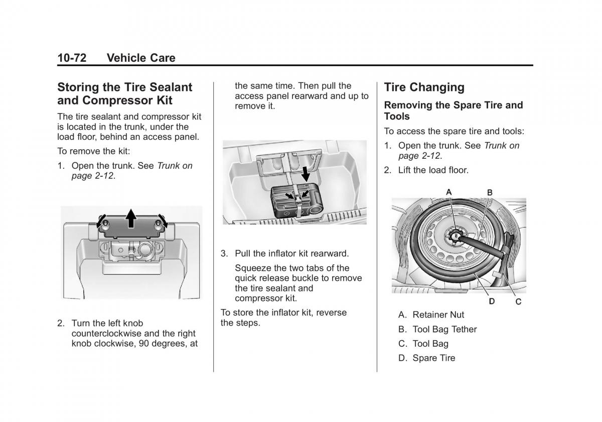 Chevrolet Cruze owners manuals / page 326