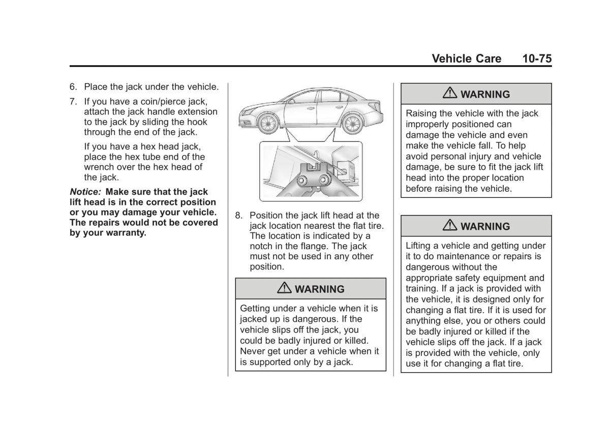 Chevrolet Cruze owners manuals / page 329