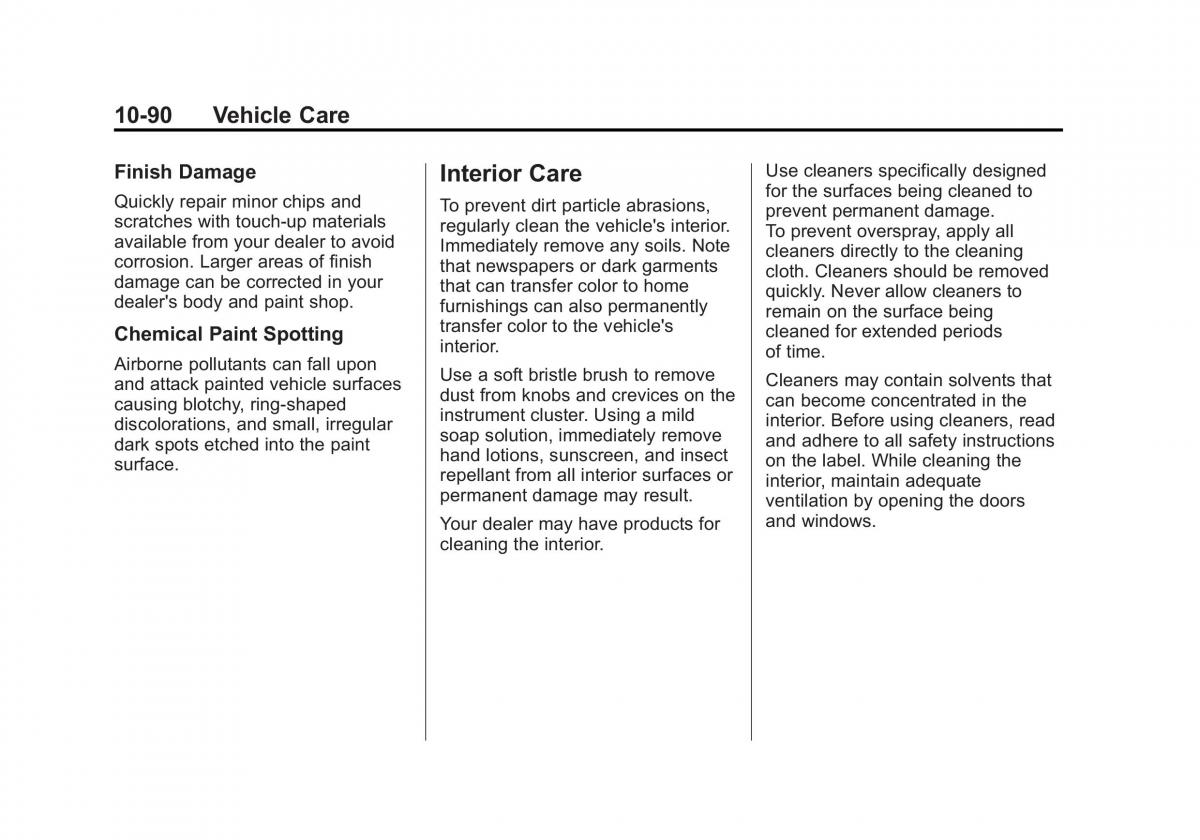 Chevrolet Cruze owners manuals / page 344