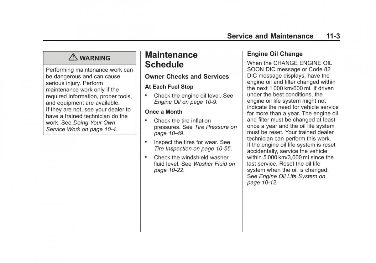 Chevrolet Cruze owners manuals / page 351