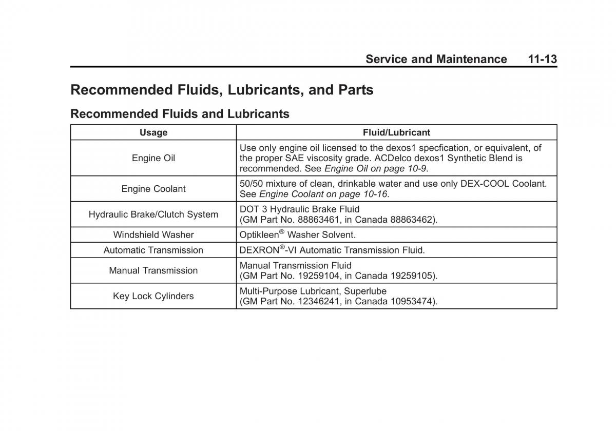 Chevrolet Cruze owners manuals / page 361