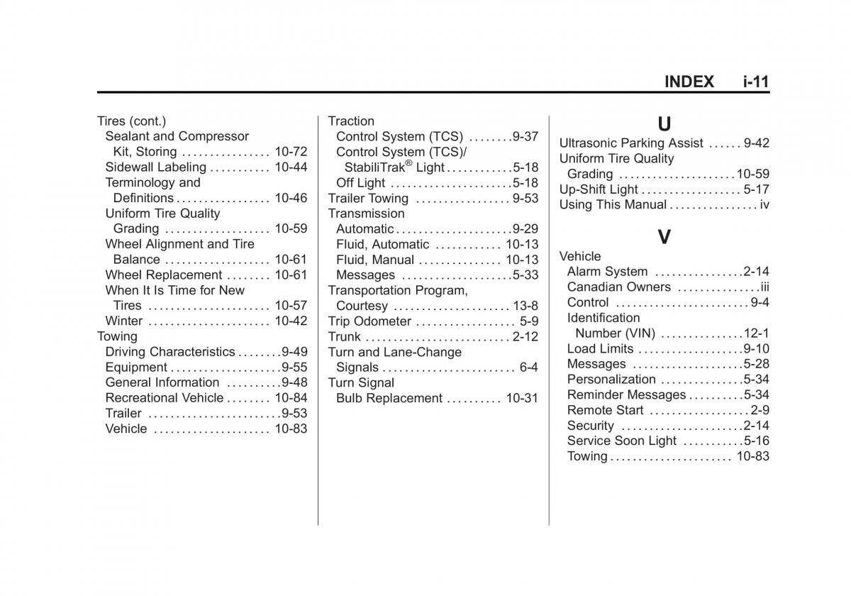 Chevrolet Cruze owners manuals / page 399